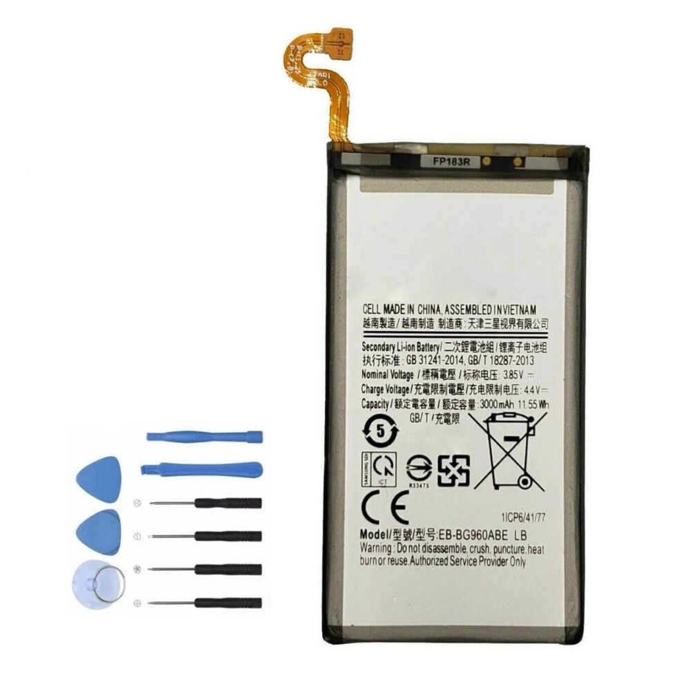 For Samsung Galaxy S9 G960U EB-BG960ABE Internal Battery Replacement 3000 mAh
