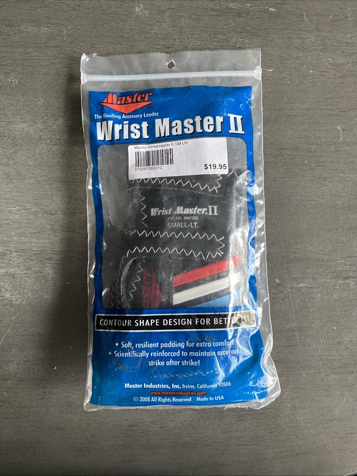 Master Wrist Master 2 Bowling Wrist Support Small Left Hand