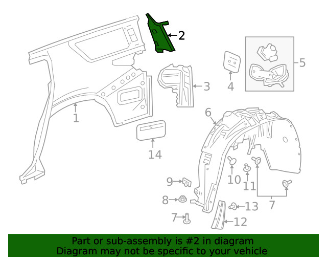 Genuine GM Upper Panel 84513118