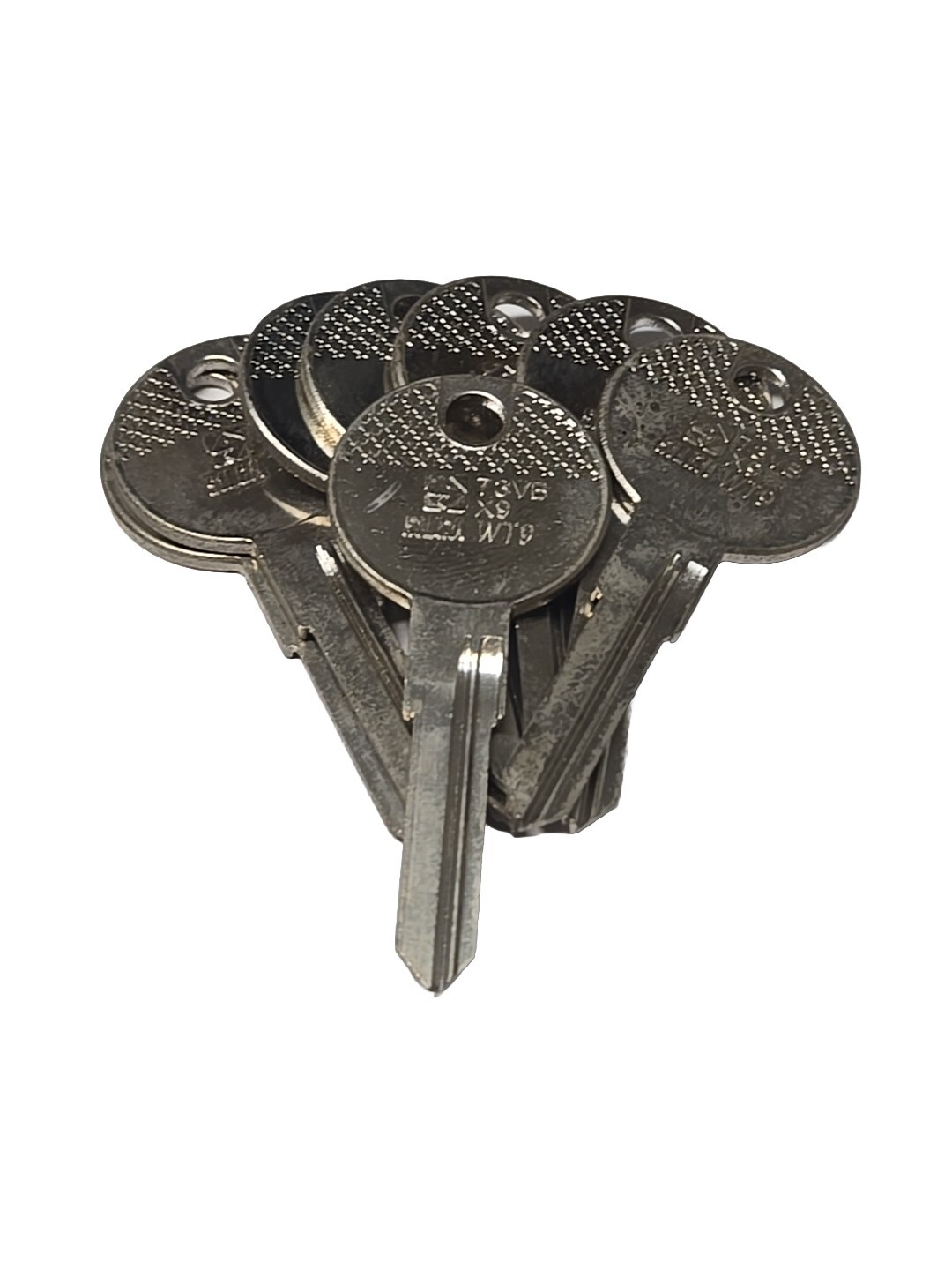 Lot of (8) Silca WT9, X9, 73VB Uncut Blank key Fits Audi Volkswagen Cars. new