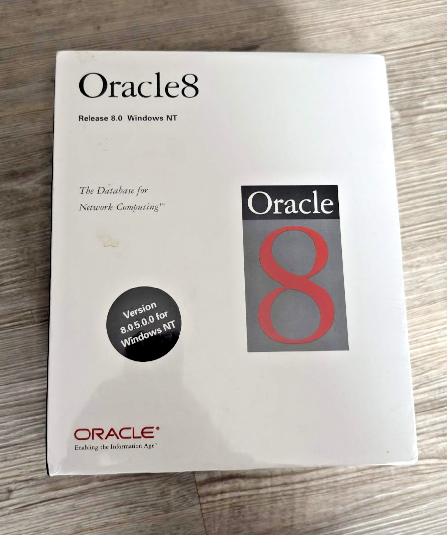 Oracle 8 Version 8.0.5.0.0 Database for Network Computing Windows NT Release 8.0