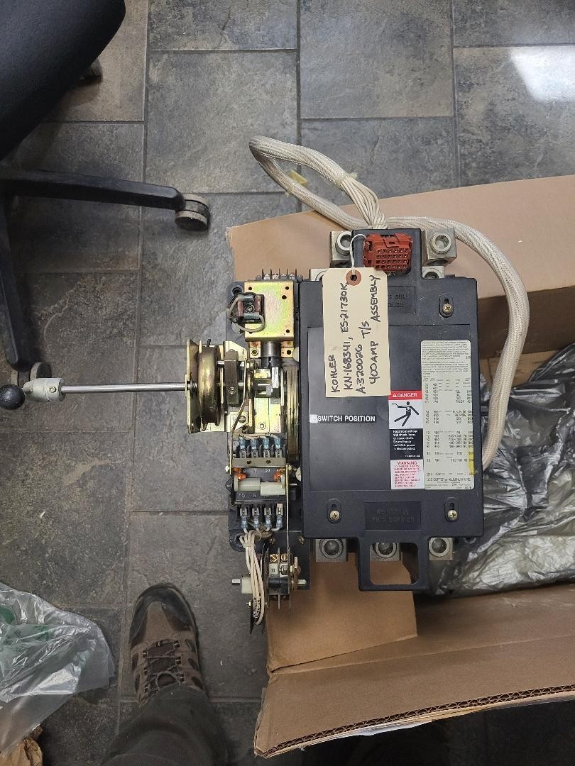 KOHLER 400A TRANSFER SWITCH ASSEMBLY