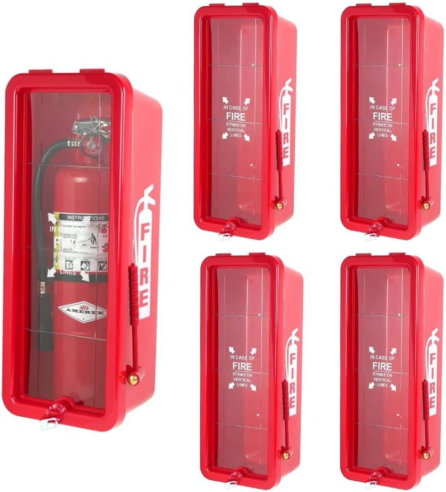 4Pcs Fire Extinguisher Cabinet FireStorage Box from Scuffs & Scratches Equipment
