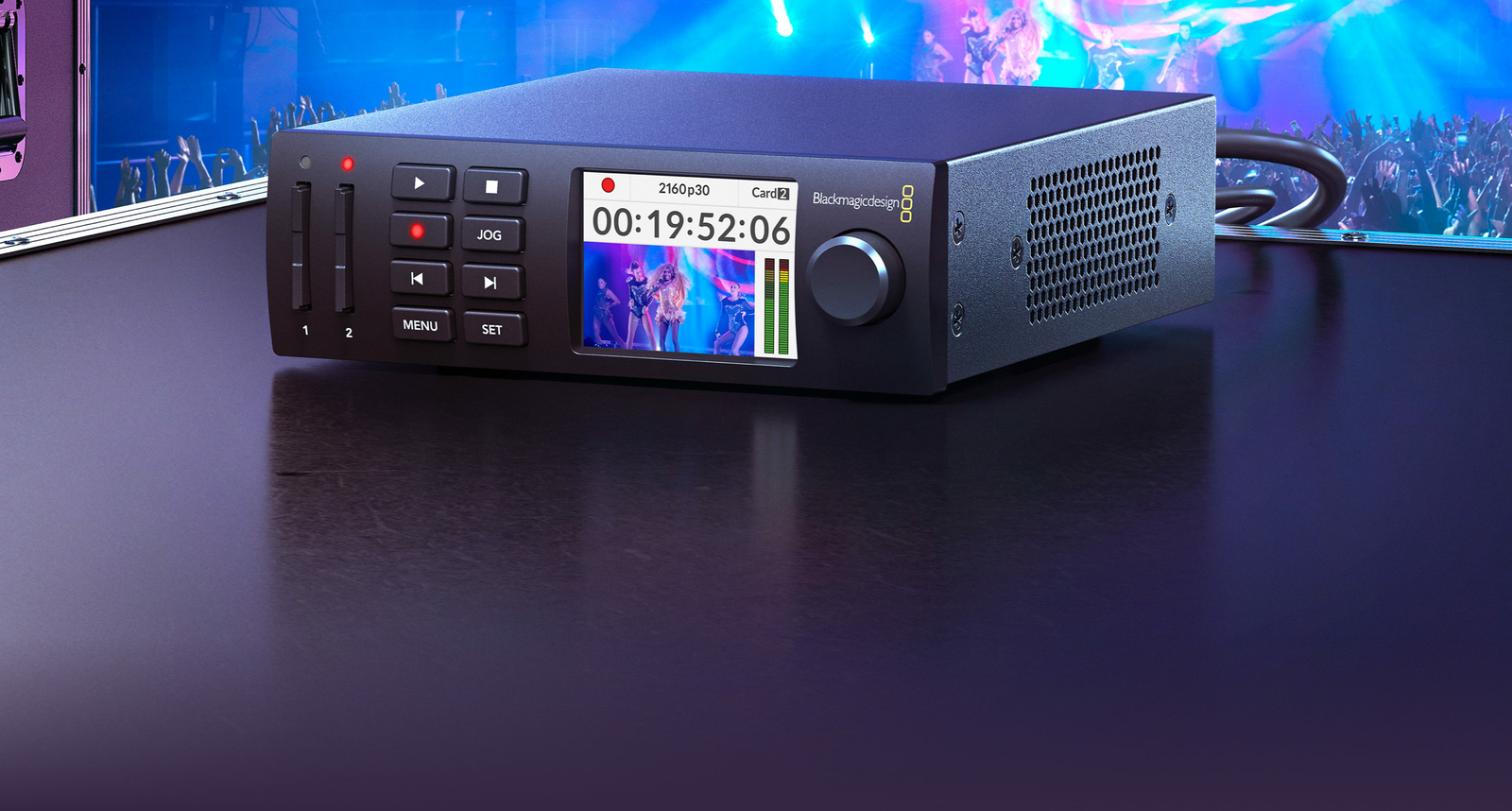 Blackmagic Design Hyperdeck Studio Mini ultra MD LCD recorder broadcast deck