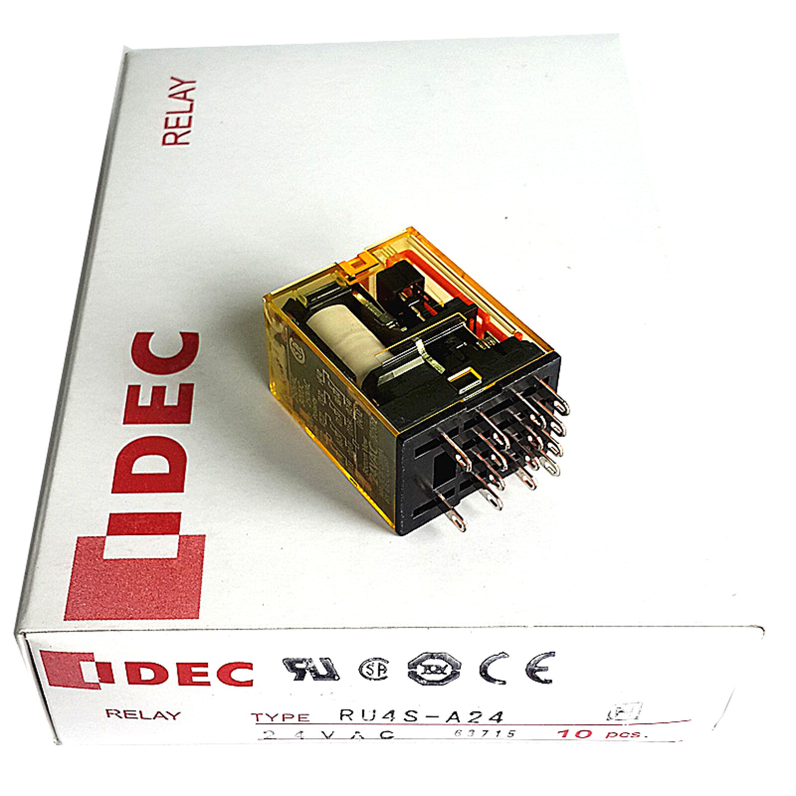 New IDEC RU4S-A24 Intermediate Relay In Box RU4SA24