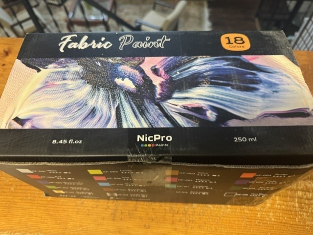 Fabric Paint - 18 Colors - New In Box