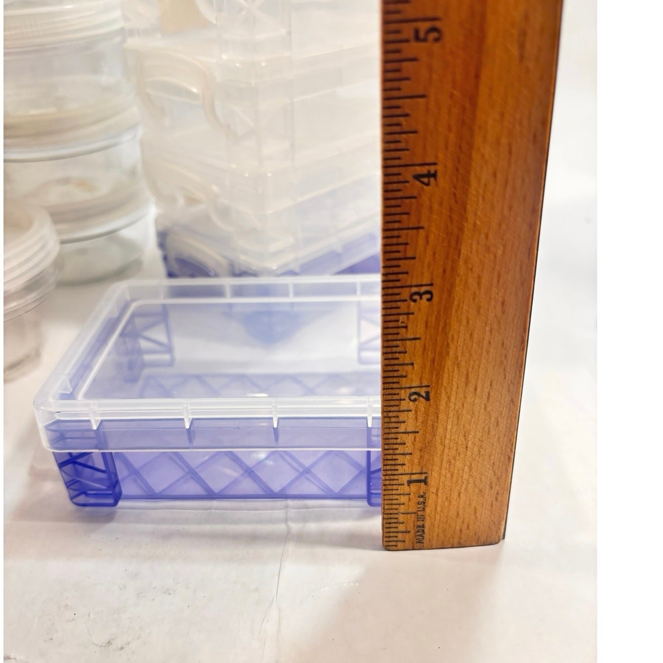 12 Stacking Storage empty Craft boxes for beads knick knacks crafting supplies