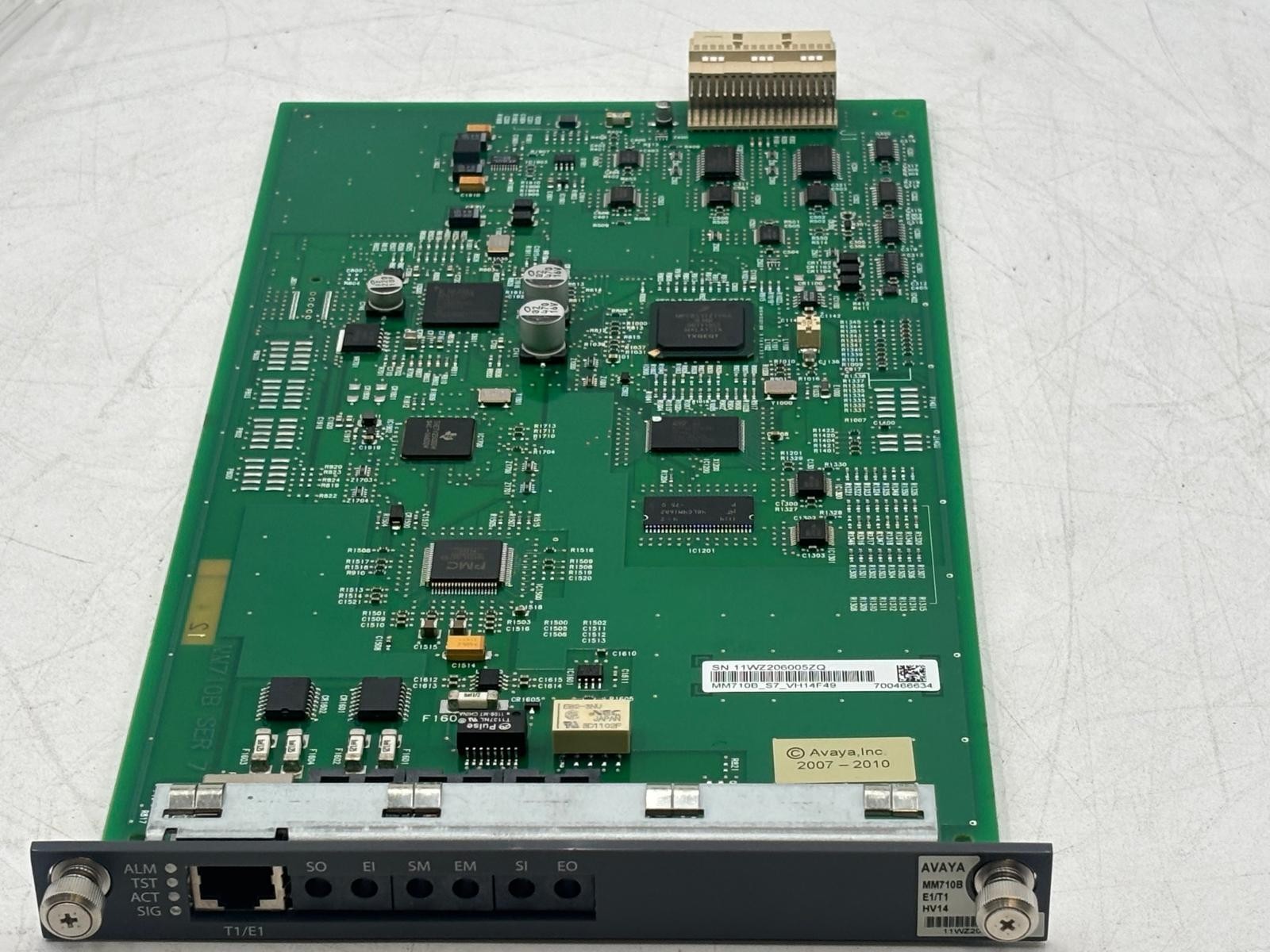 Avaya MM710B T1/E1 HV14 Media Module