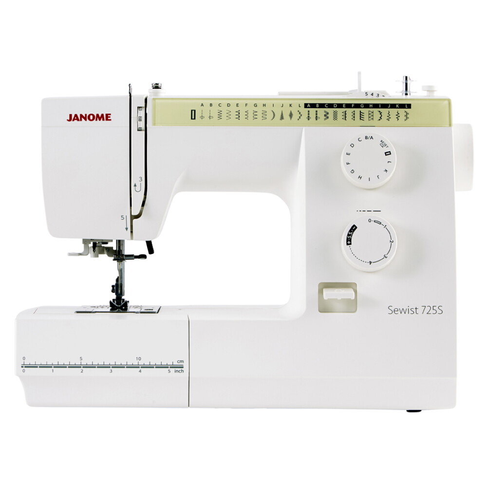 Janome Sewing Machine Sewist 725s with Hard Cover + Bonus Kit New