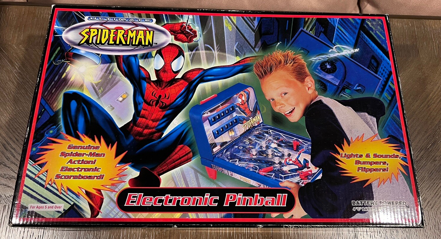 2003 ULTIMATE SPIDER-MAN ELECTRONIC PINBALL FUNRISE TOY CORP