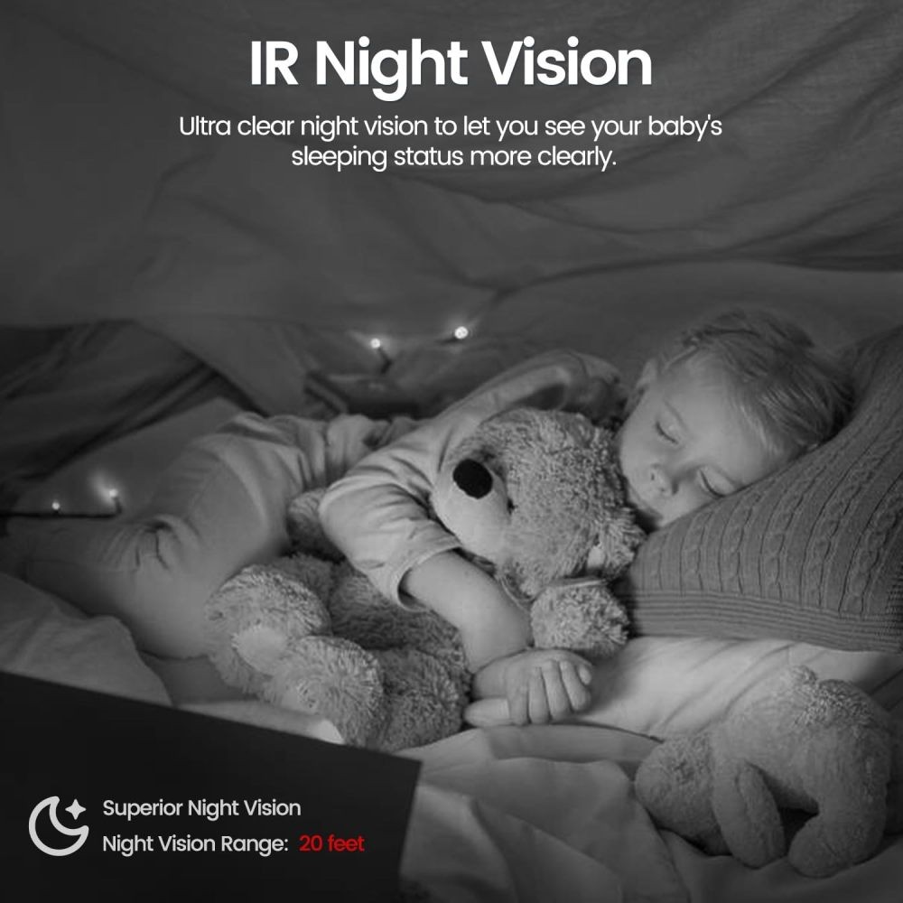 Security Indoor Camera,360° Pan Tilt 1080P Pet Camera with Motion Detection