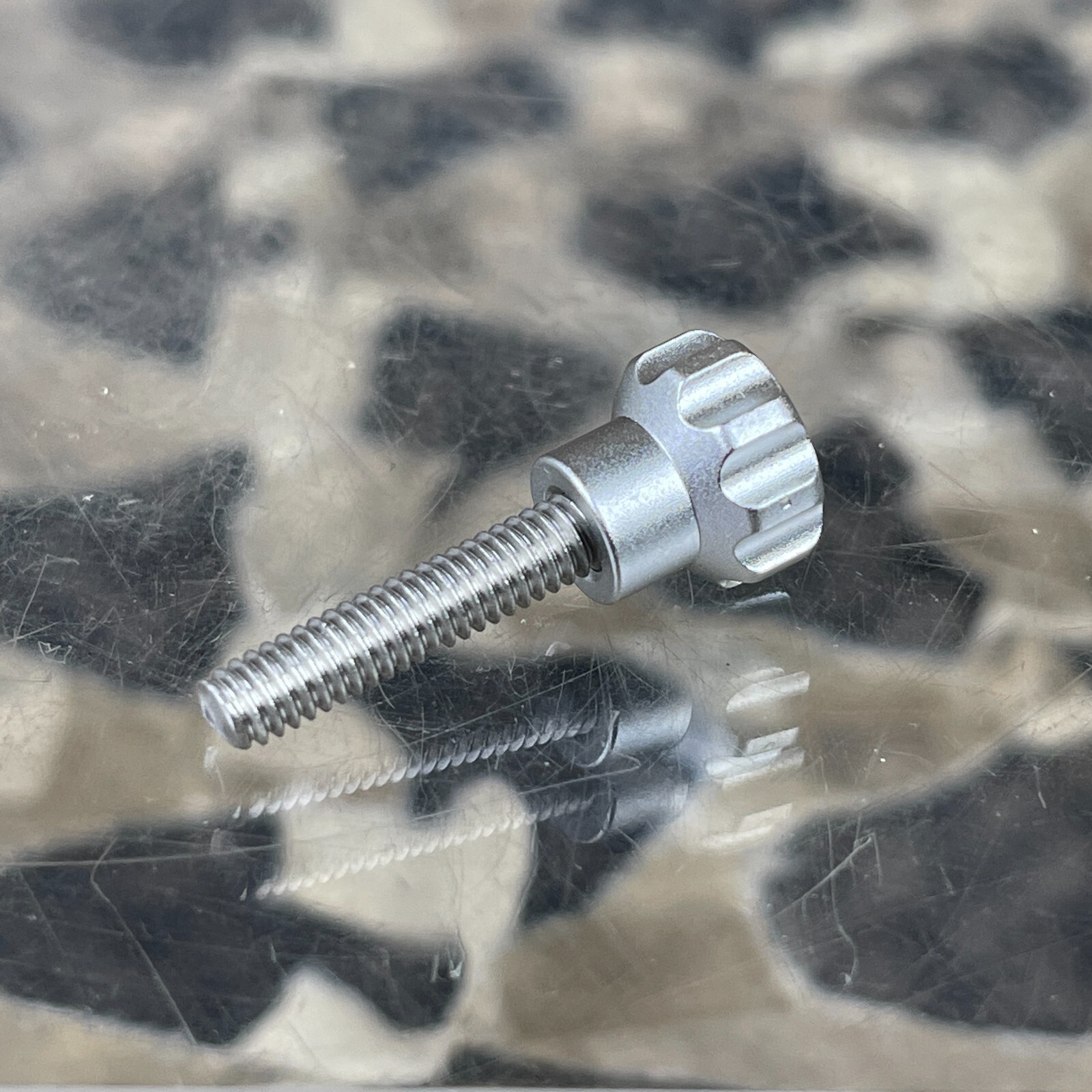 NEW Exalt Feedneck Thumbscrew V2 For Axe/Mini & Rize CZR, DSR+ & DLS - Silver