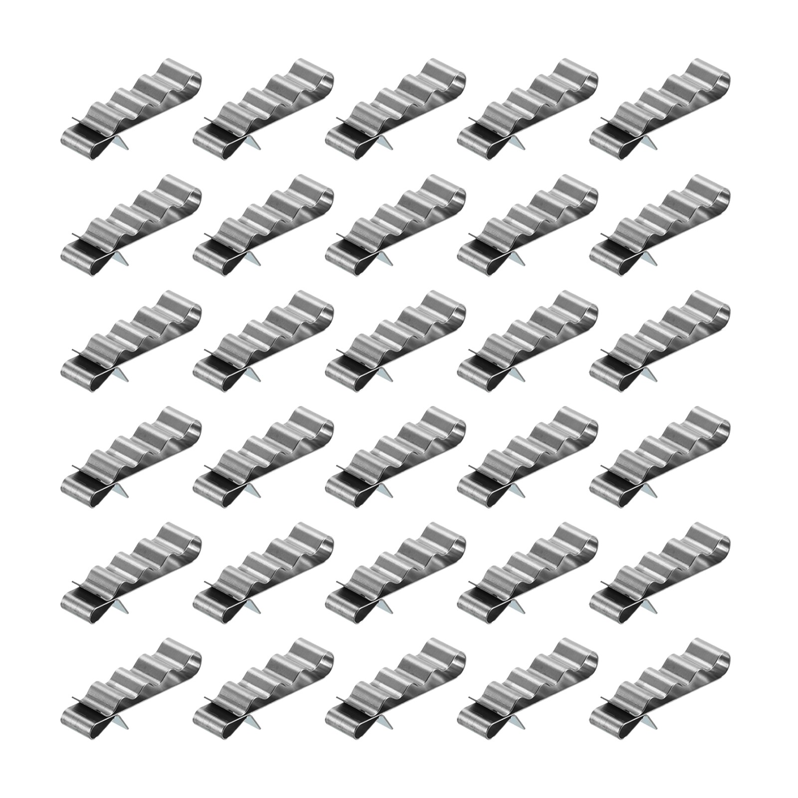 30pcs Trailer Frame Wire Clips 43mm Length Stainless Steel Cable Clamps