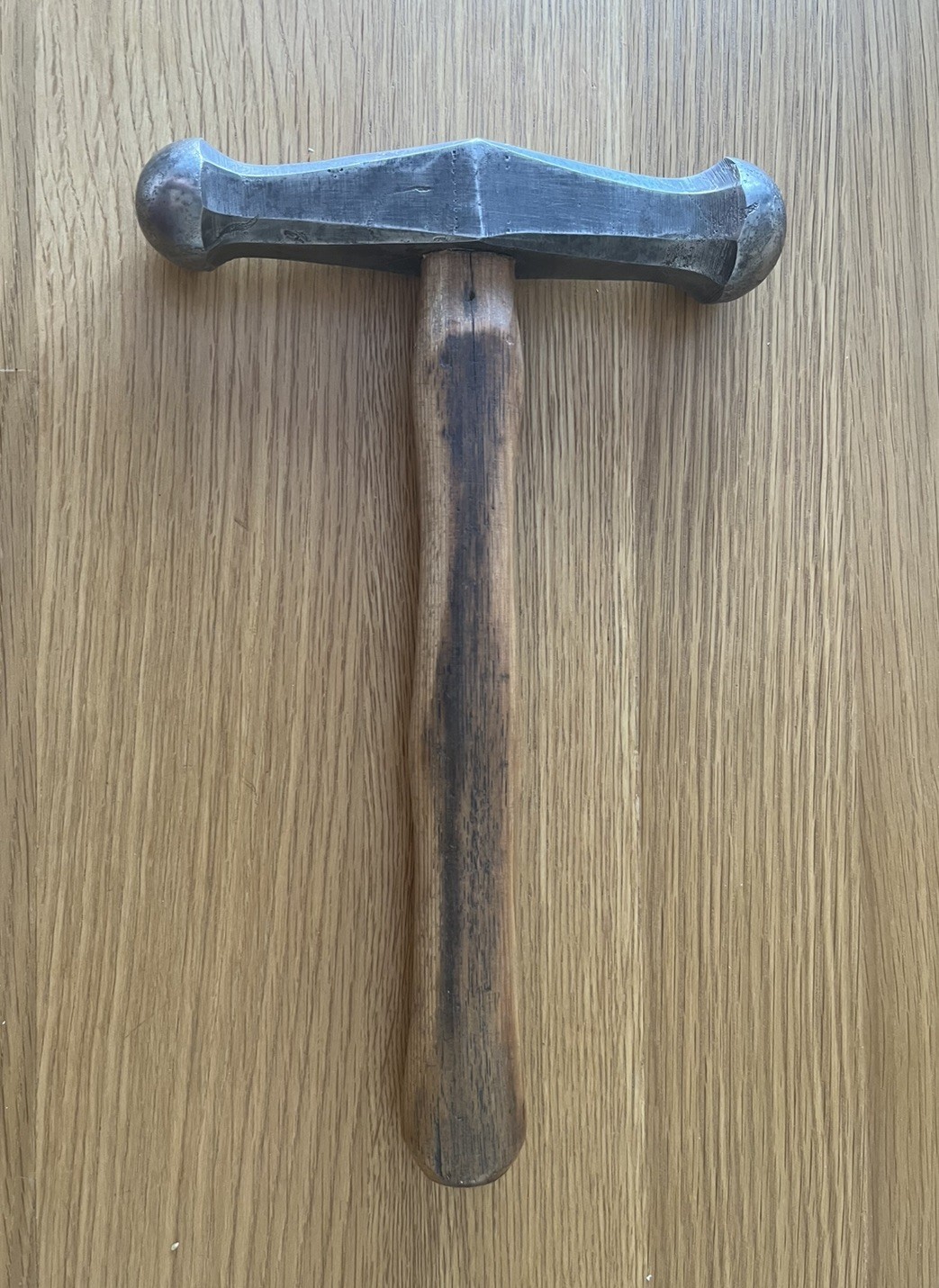Antique Vintage Rare C.D Crown Brand 7” Double Round Head Hammer.