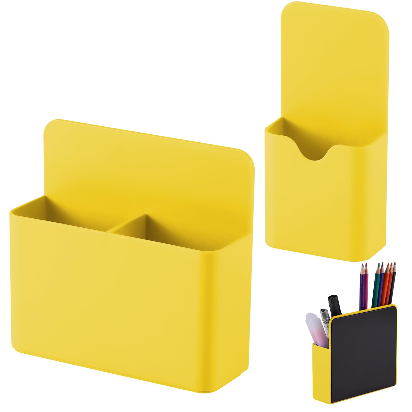 Magnetic Pen Holder,2 Pack Magnetic Dry Erase Marker Holder with Generous Com...