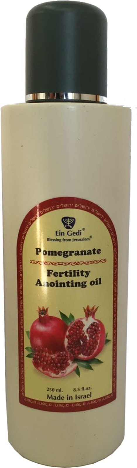 Pomegranate fertility anointing Oil from Ein Gedi large - 250 ml ( 8.5 oz. )