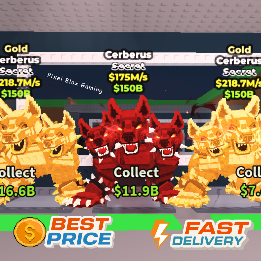 STEAL A BRAINROT 🧠1 Random Cerberus 170M/s+ 🧠🪙Cheap+Fast Delivery🚀