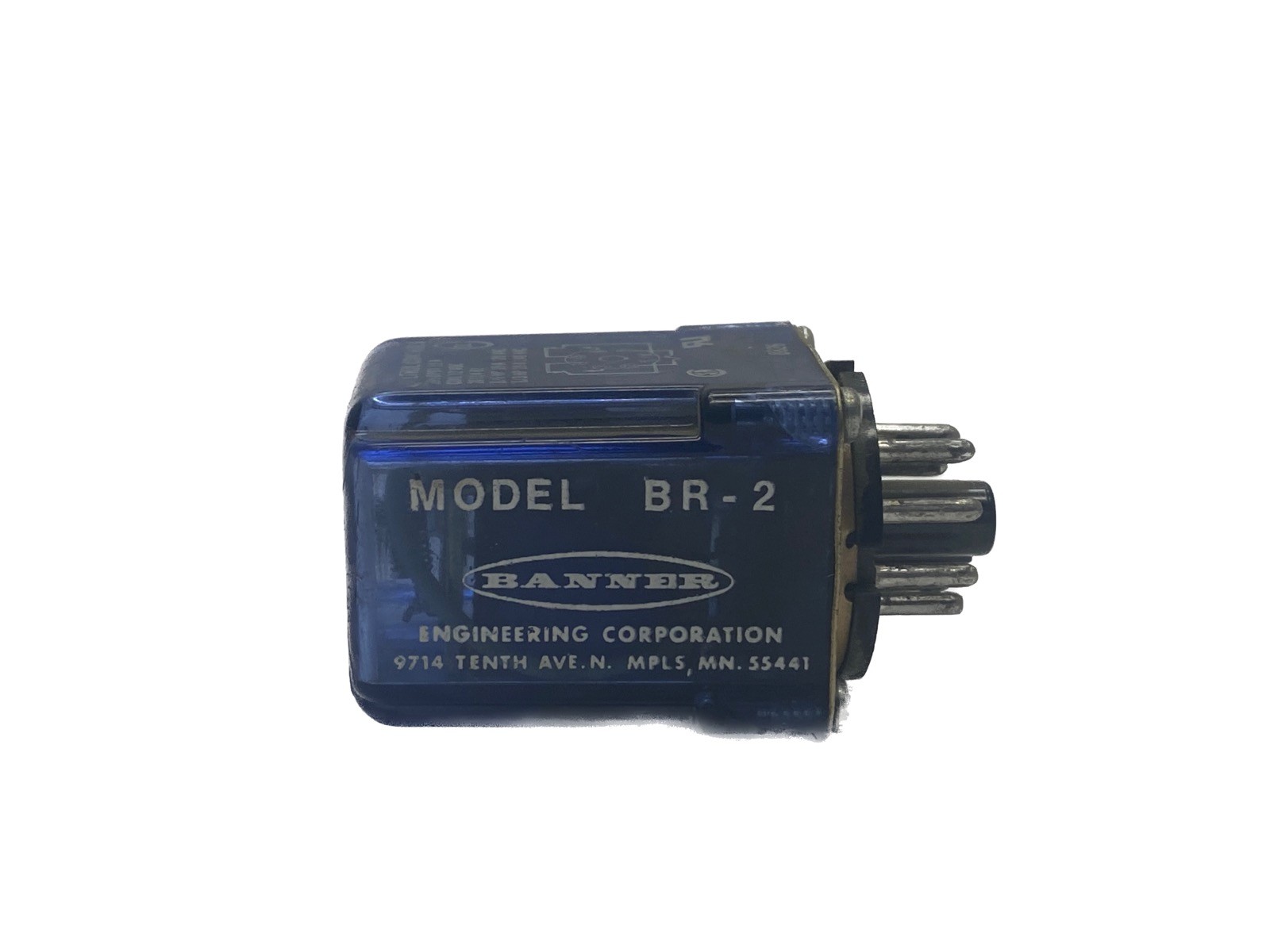 USED Banner 10A 120-240VAC 12VDC Coil 8-Pin Octal Solid State Relay BR-2