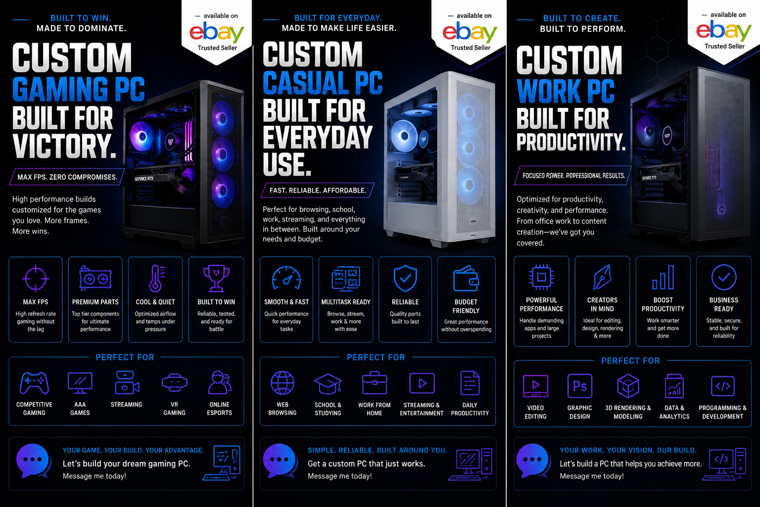 🔥PC Building Service 🔥-- Casual, Gaming, Workstation -⚠️ Read Description⚠️