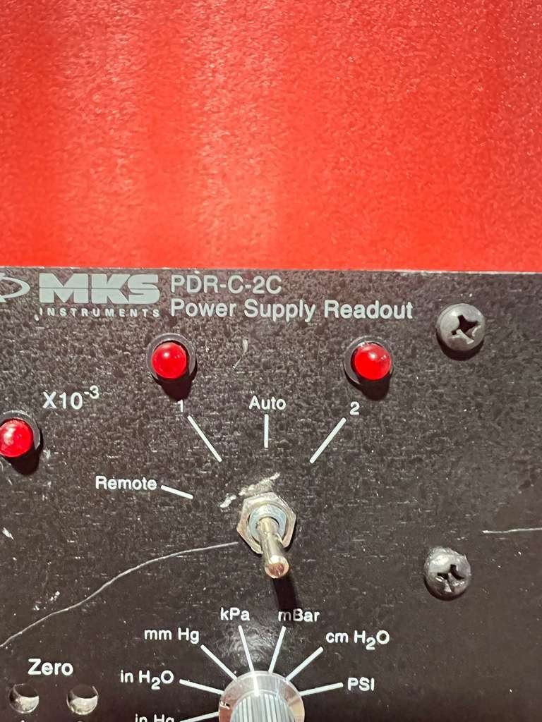 MKS Instruments PDR-C-2C Power Supply Digital Readout