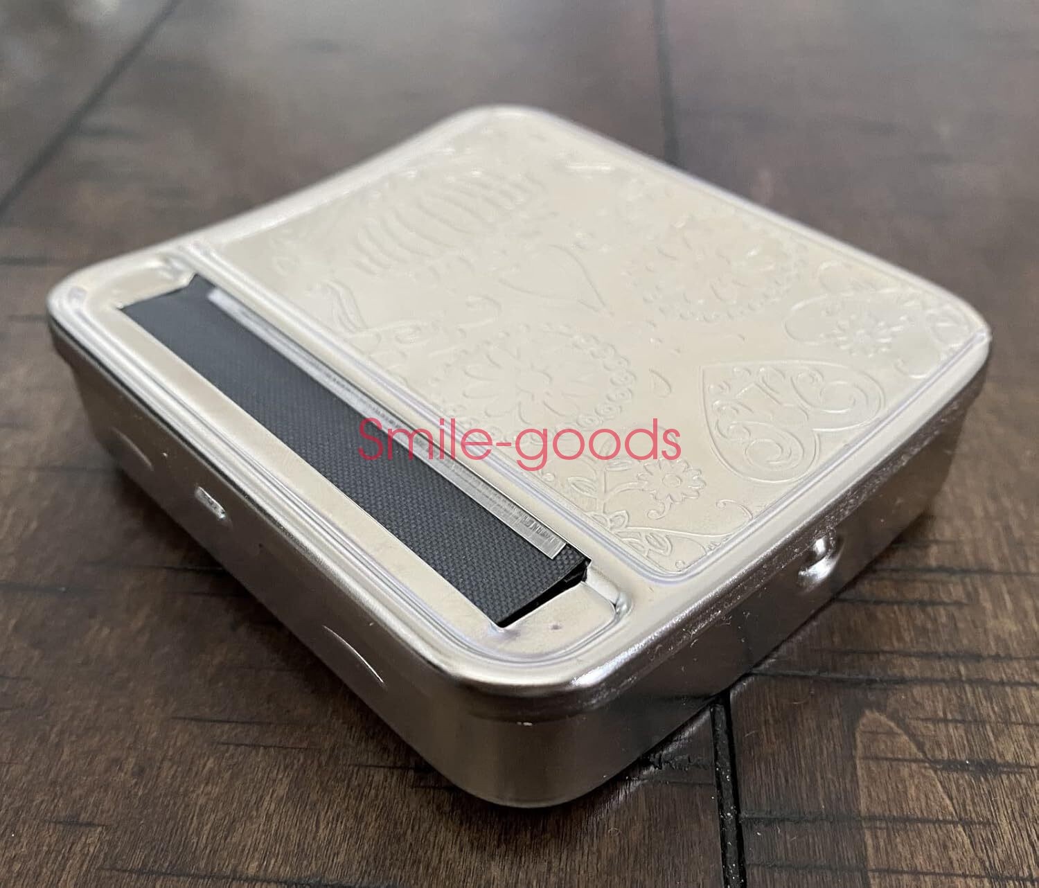 SILVER AUTOMATIC ROLLING Machine Tin Box Metal Roller Cigarette Tobacco Roll 5PC