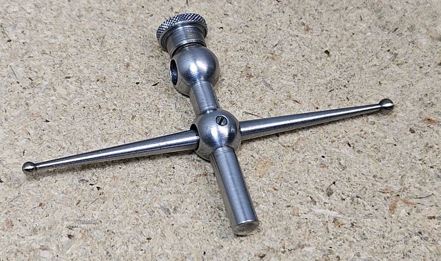 Starrett No. 196F hole attachment for a No. 196 dial indicator - Made in the USA