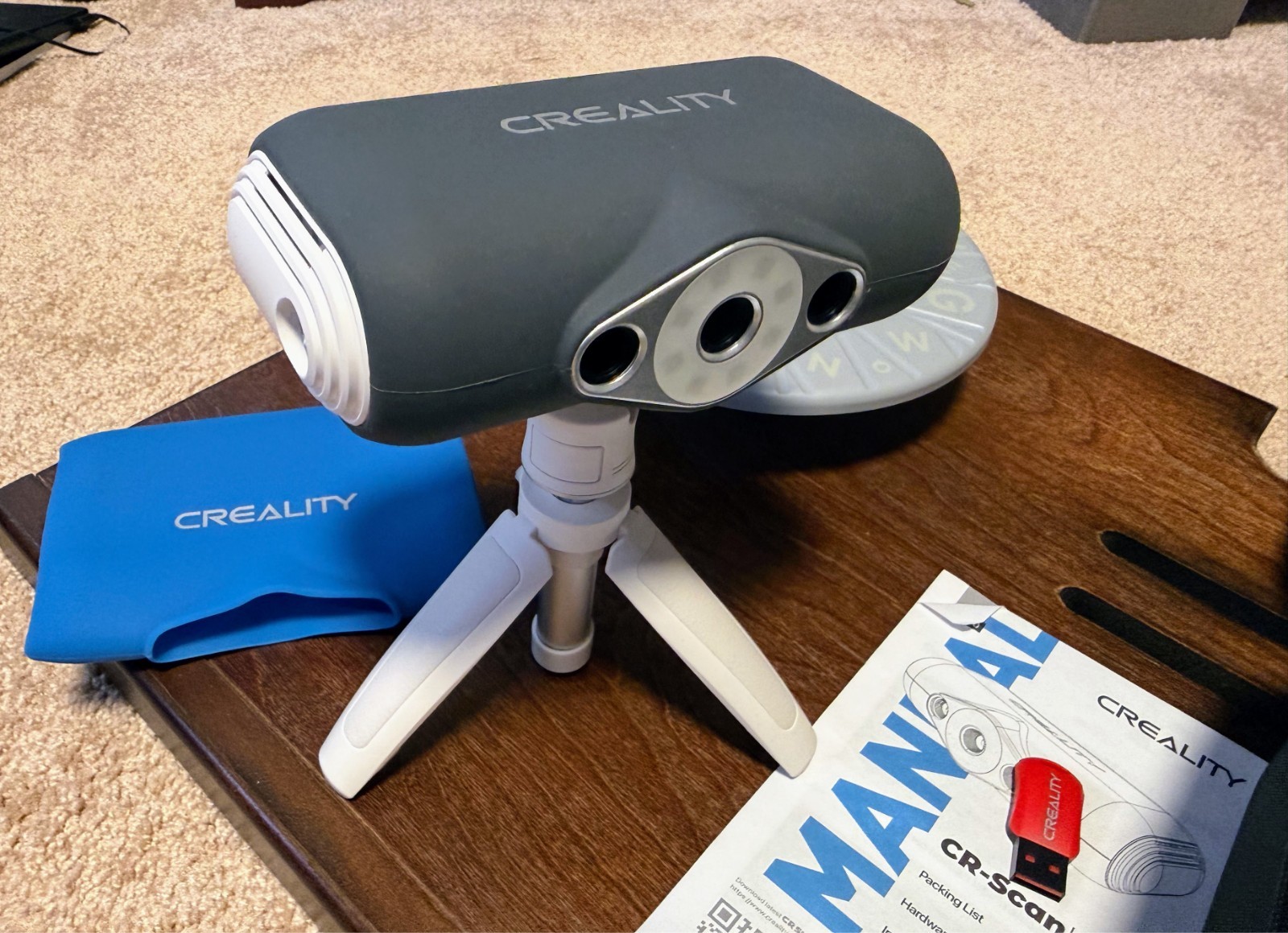 Creality CR Scan Lizard 3D Scanner with Turntable Case Power Supply