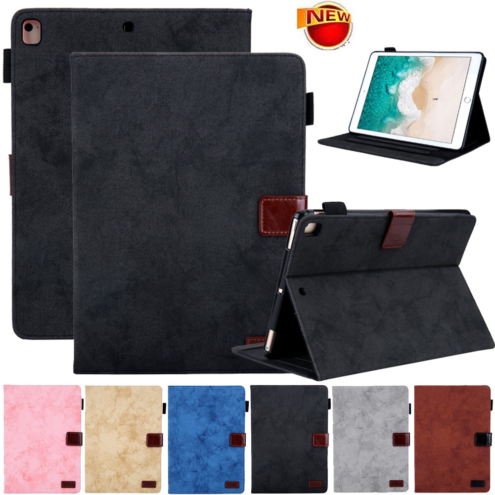 Leather Flip Stand Case Cover For iPad 5th 6th 7th 8th 9th Generation 10.2" Mini
