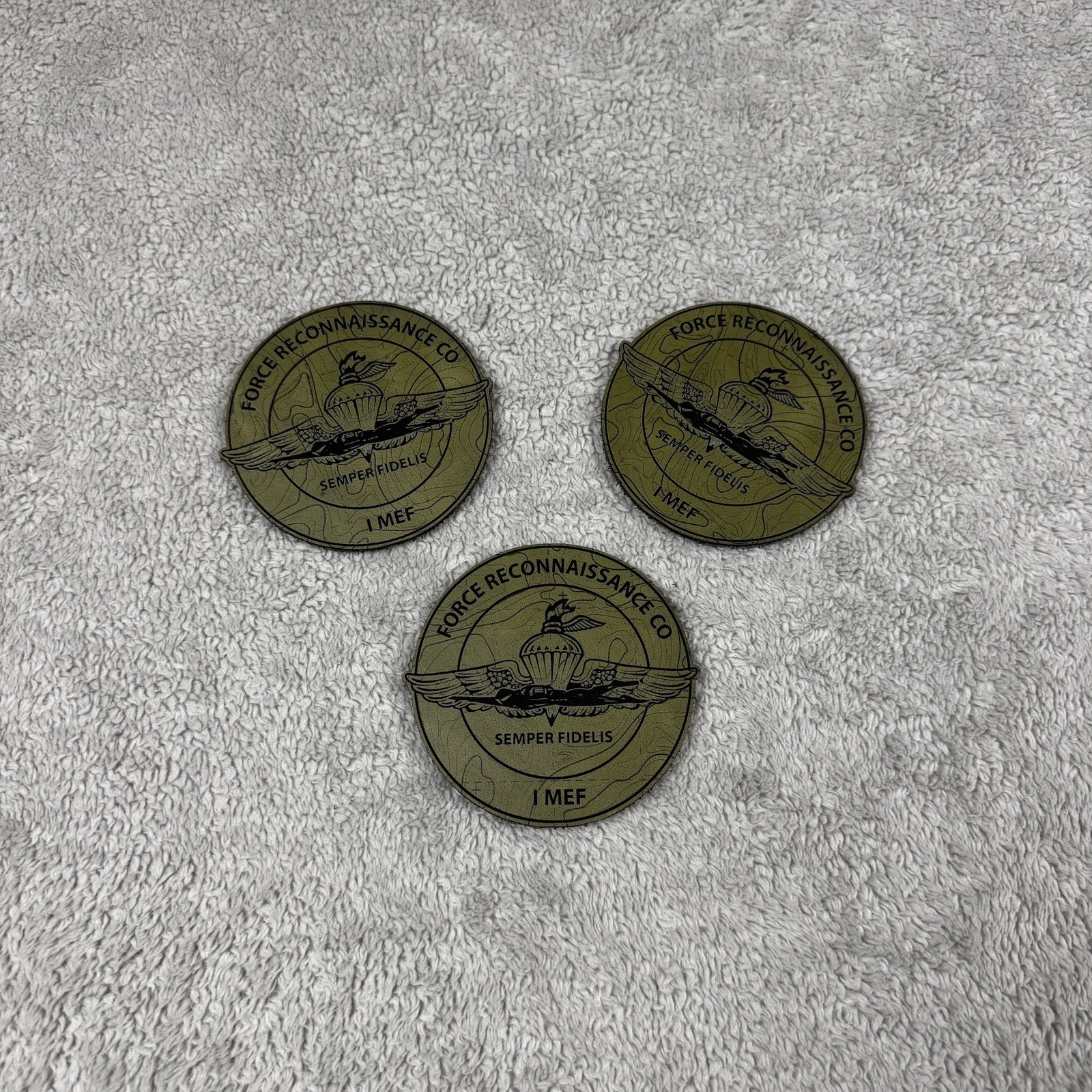 Leather Force Recon Company Patches