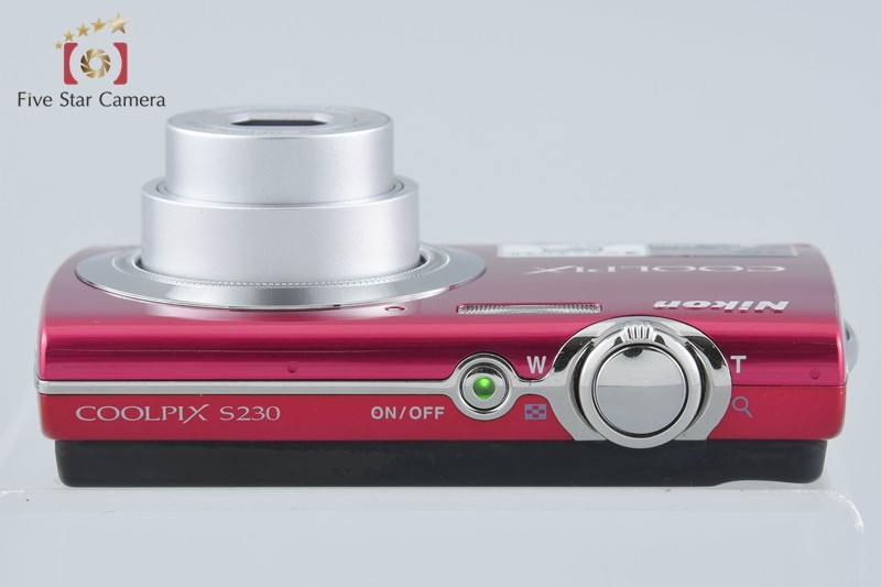 Nikon COOLPIX S230 Rose Red 10.0 MP Digital Camera