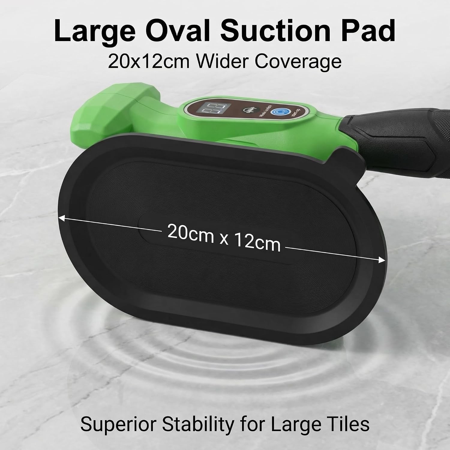200mm Vibration Tile Tool 280lbs Load Suction Cup Vibrating Tool for Tile