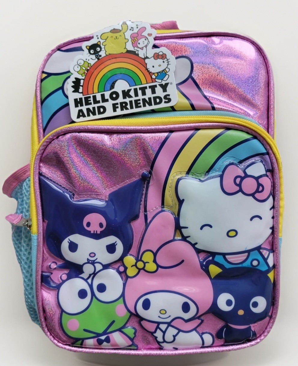 Hello kitty friend lunch box bag snack tote insulated pink lunch bag