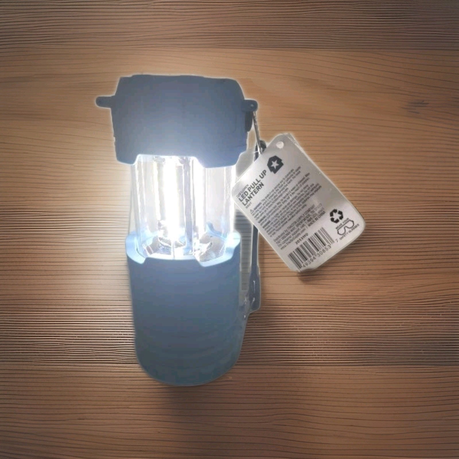 Brand New 8" LED Lantern/Flashlight Combo Reversible Handle- Batteries Included 