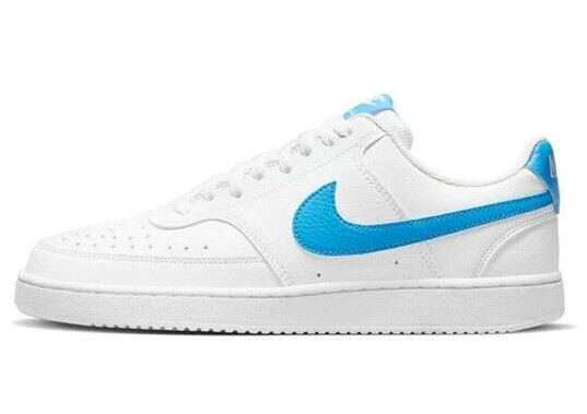 Authentic Men's Nike / COURT VISION LO NN / White-LT Photo Blue / NIB