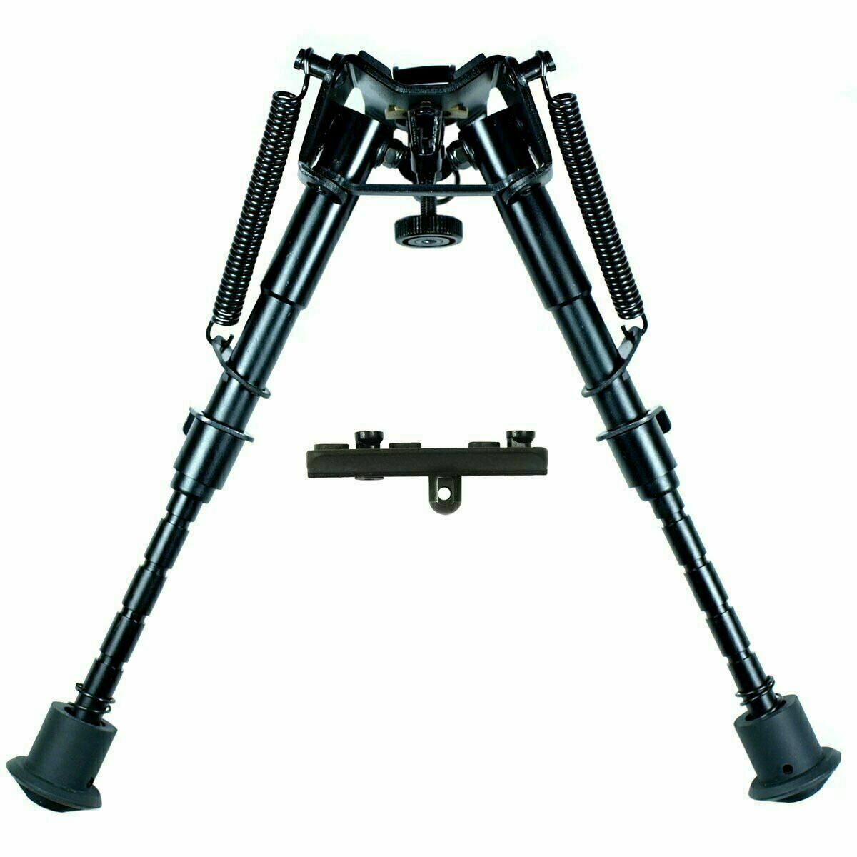6" to 9" Adjustable Spring Return Sniper Hunting Rifle Bipod with KeyMod Adapter