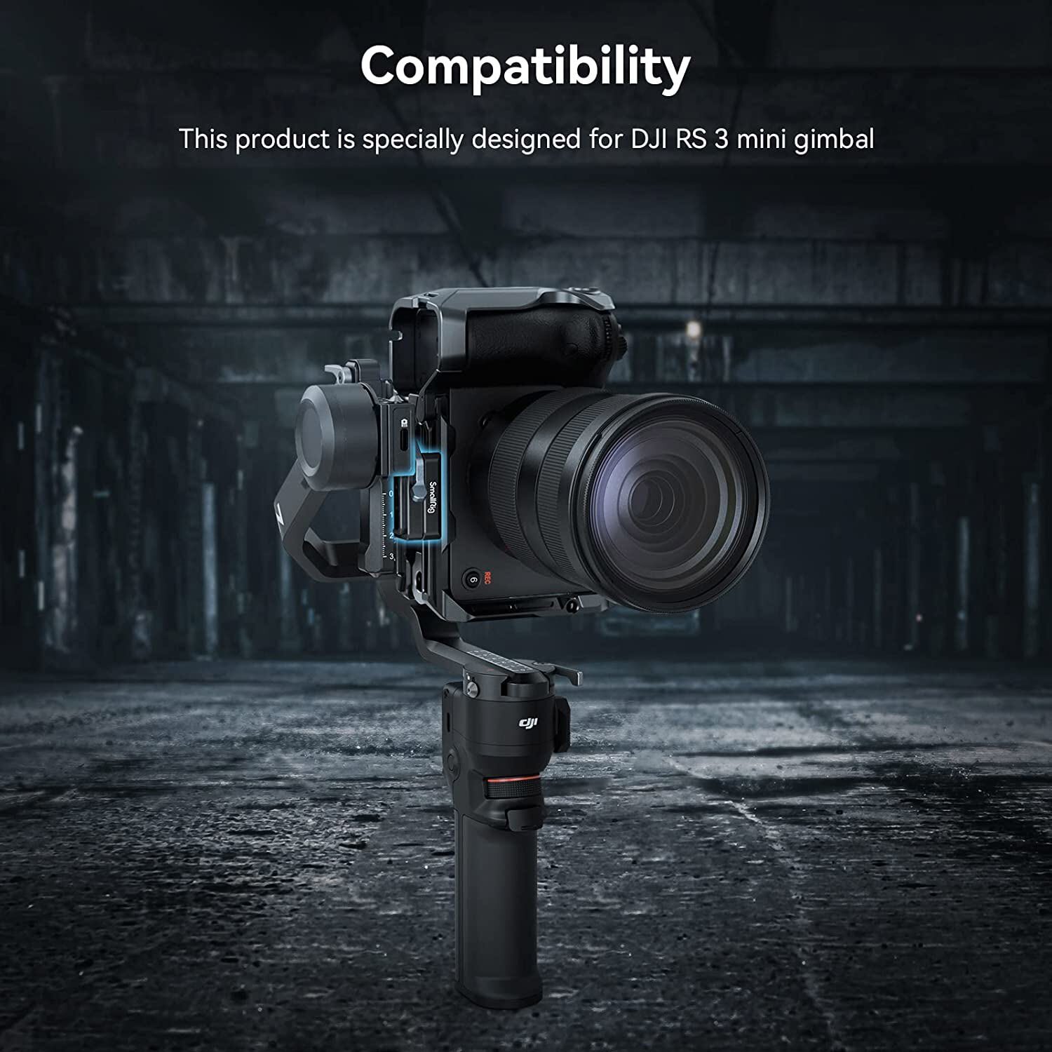 SmallRig Arca-Swiss Mount Plate for DJI RS 3 Mini for Balancing Heavy Camera