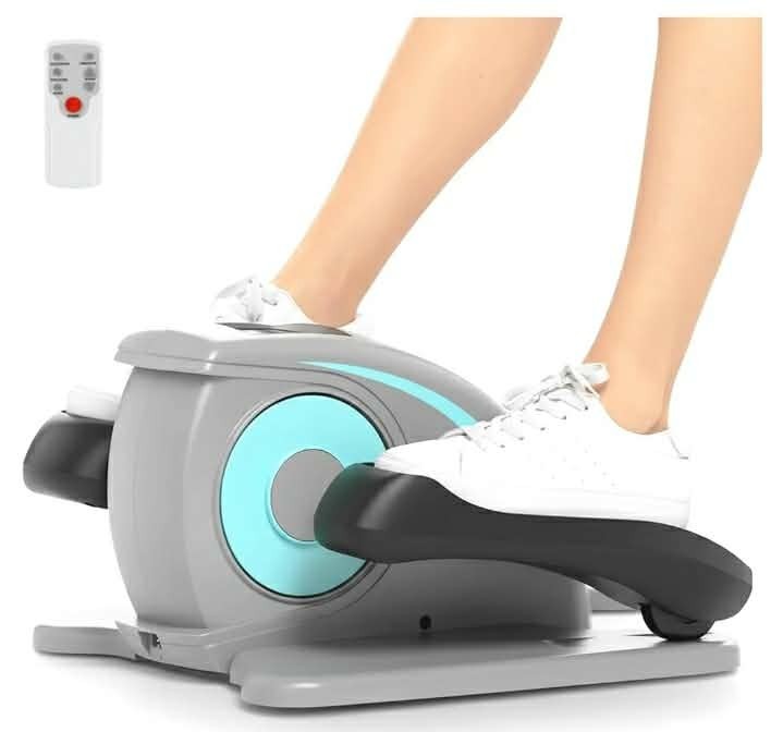 ANCHEER Under Desk Elliptical Machine w/ Remote Control LCD Display Quiet Seated