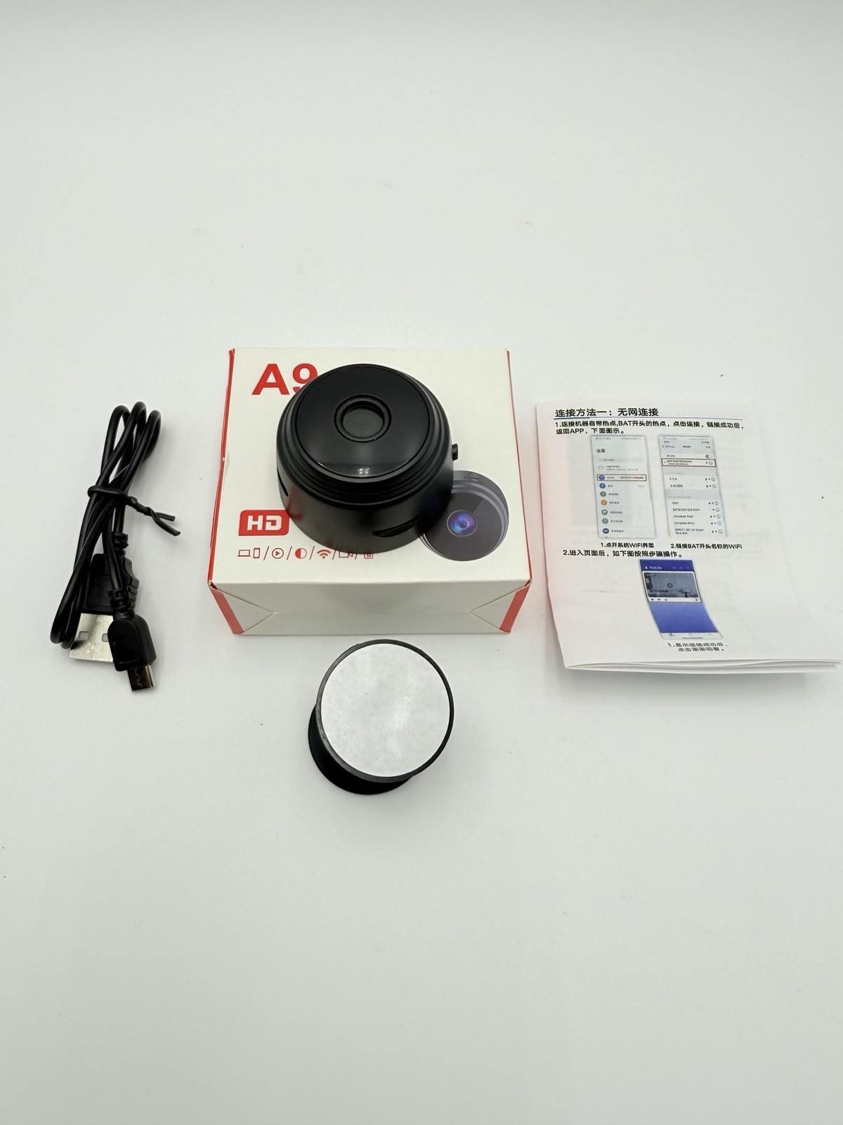 A9 Upgraded Small Security Camera WiFi 1080p Wireless Indoor Motion Detection
