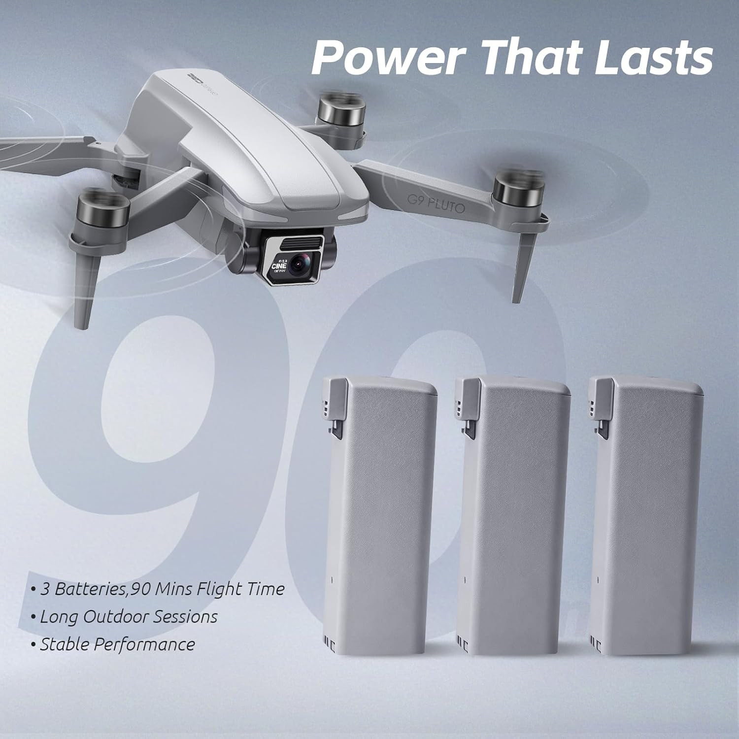 GPS Drone with EIS 4K Camera, RC Drones with 4.5 Inch HD Screen on Controller, A