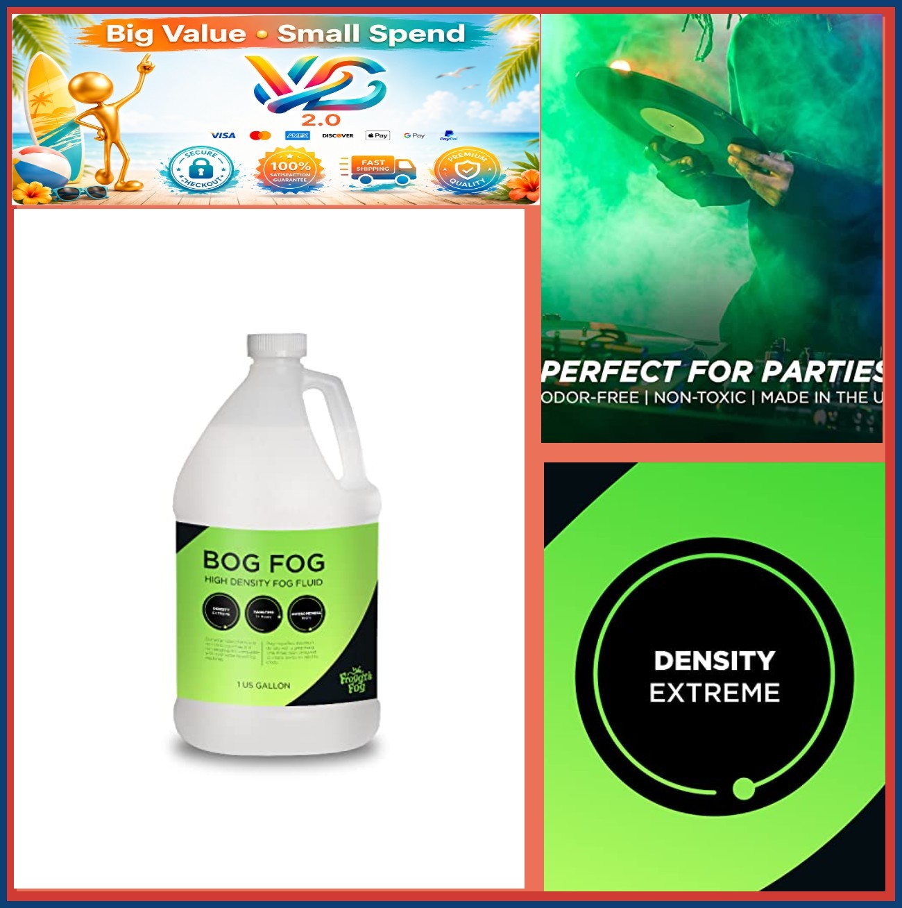 NEW Bog Fog Juice High Density Fog Fluid 1 Gallon