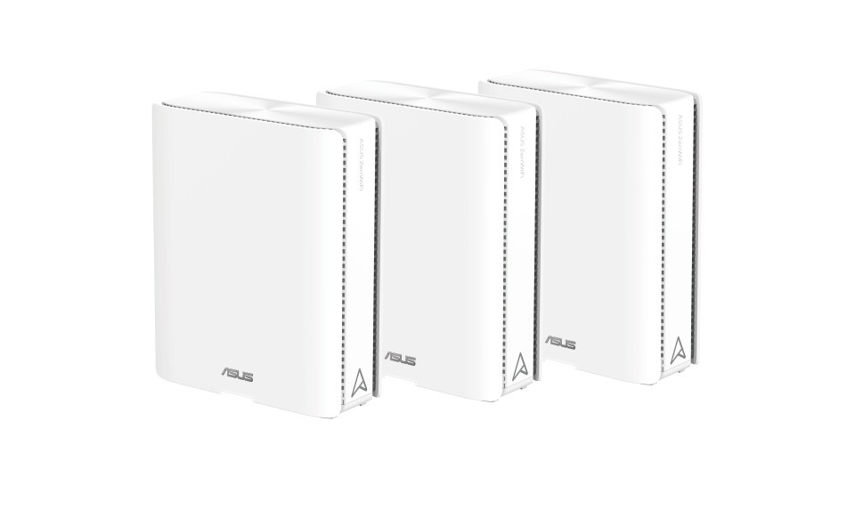ASUS - ZenWiFi BE30000 WiFi 7 Quad-band Mesh Router (3-Pack) White