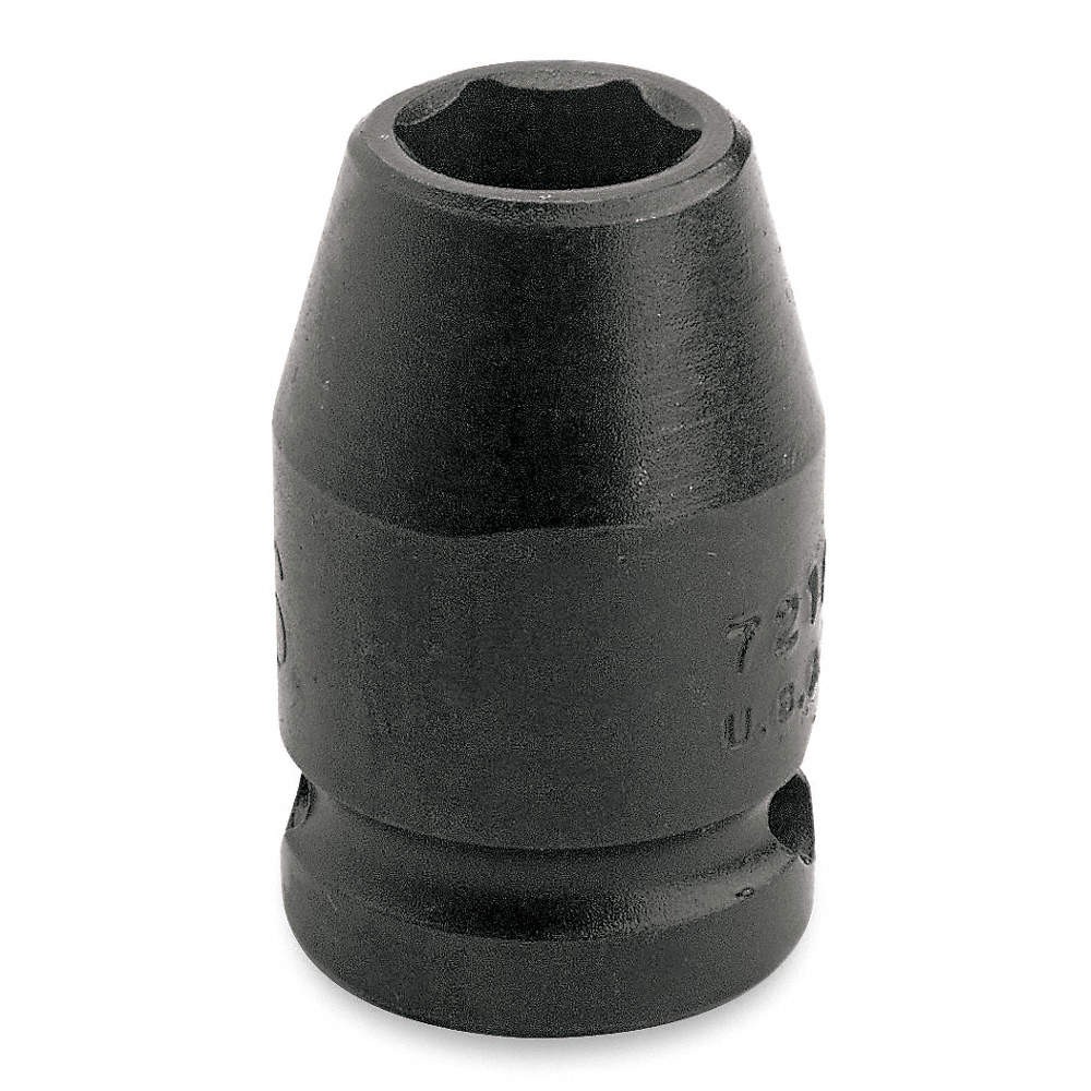 PROTO J7413M Impct Skt,Steel,Blk Oxd,13 mm 1AW56