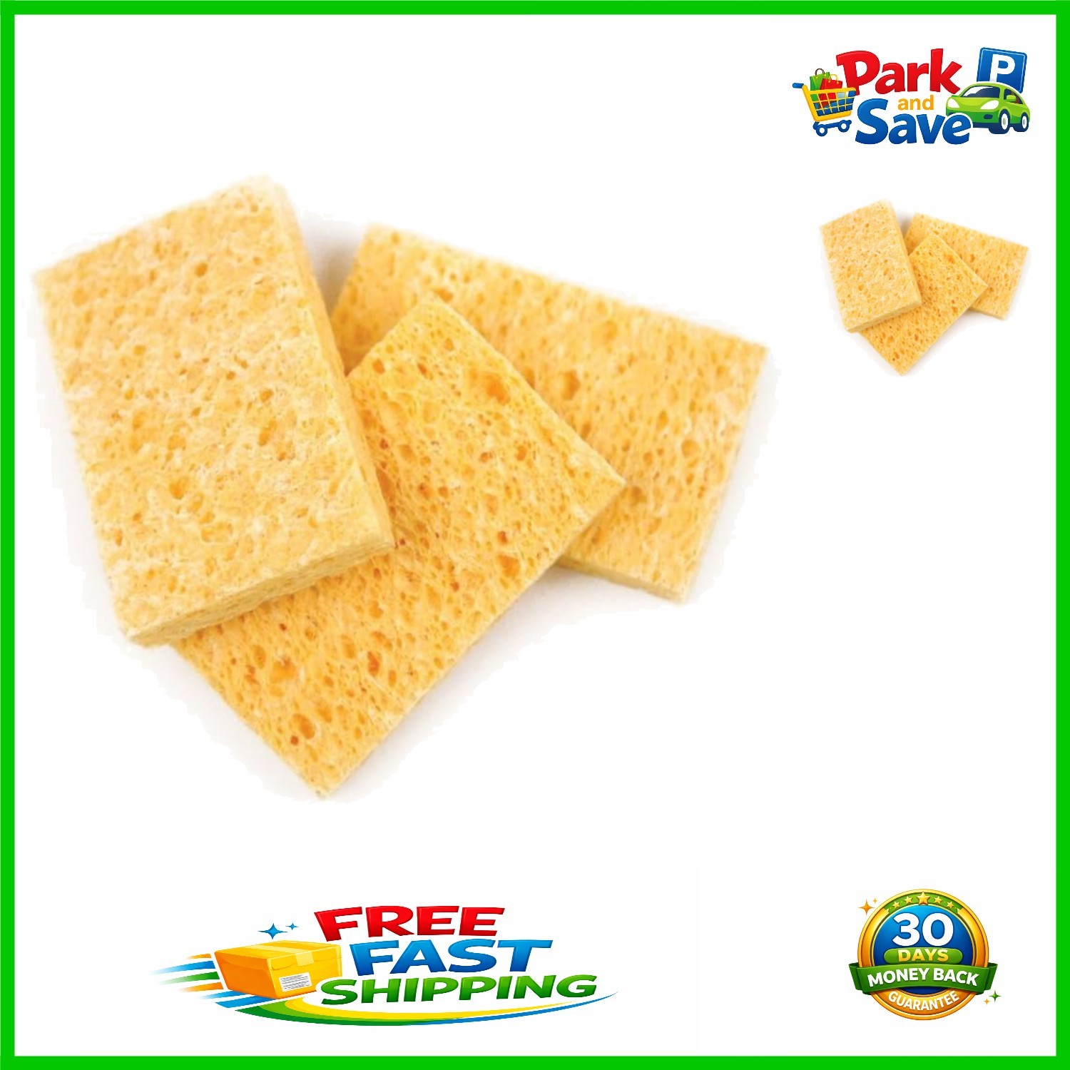 Replacement Sponges for Acoustic Guitar Humidifier - 3-Pack, Safe & Effective