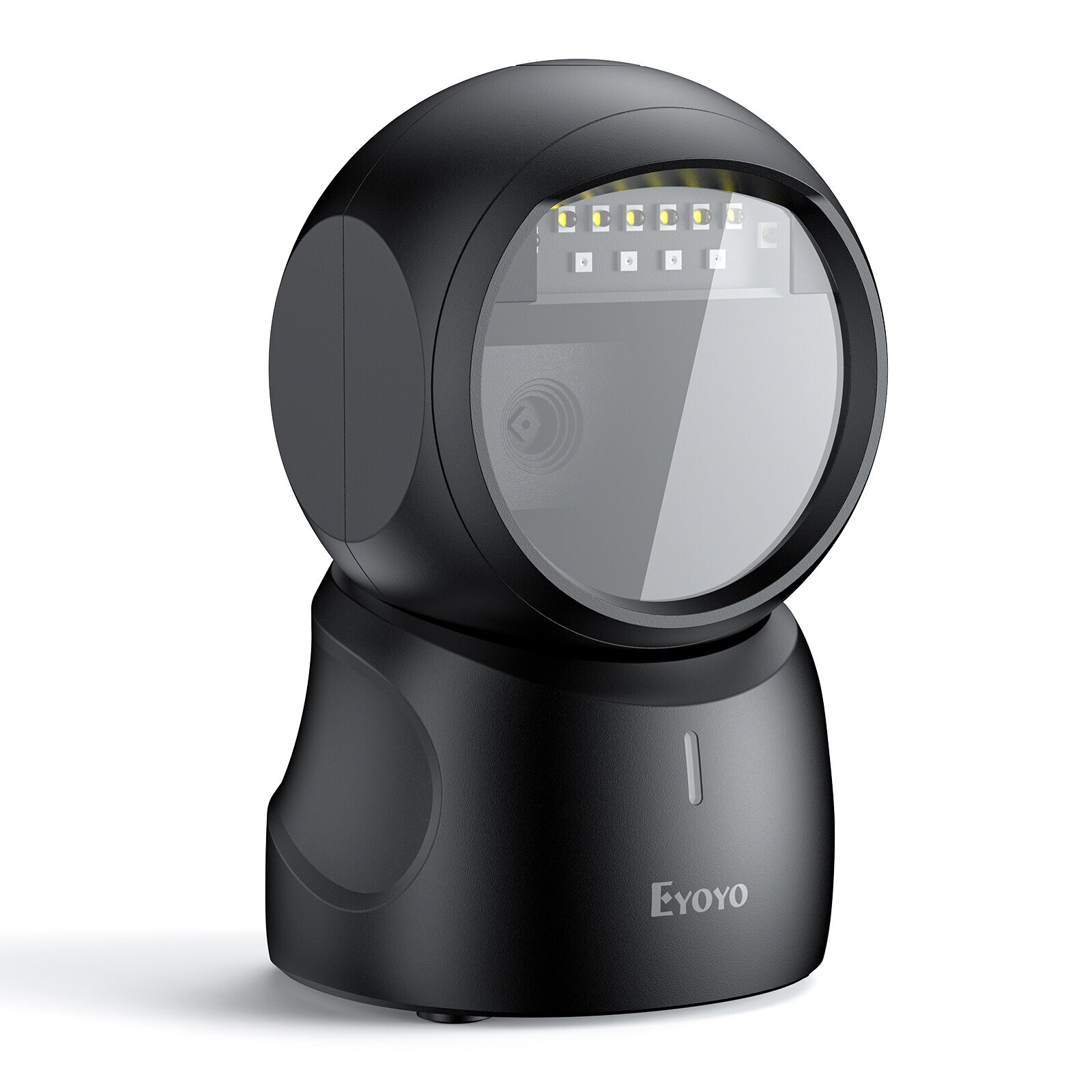 QR 2D Hands-Free Omnidirectional Automatic Sensing USB Desktop Barcode Scanner