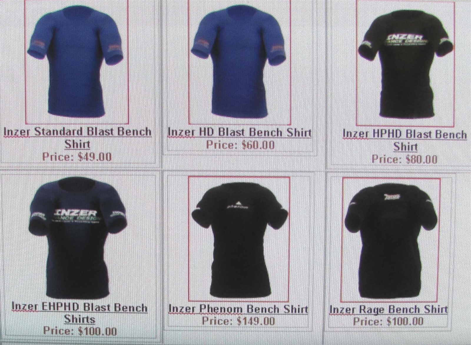 Inzer Rage Bench Shirt Size 48 Black w/Reinforced Seams (LN)