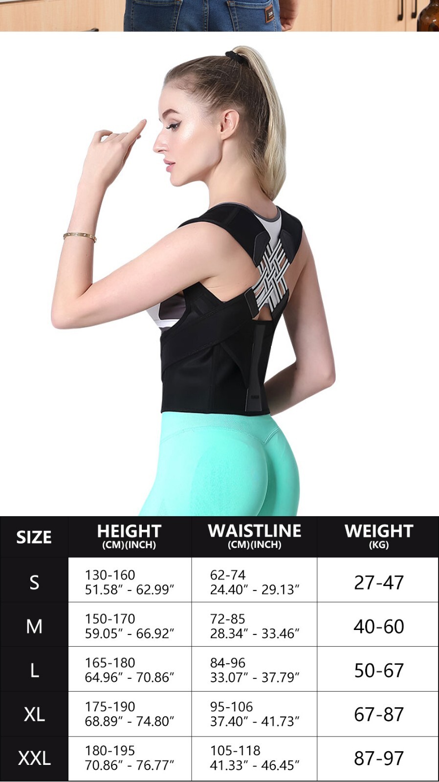 Posture corrector for back shoulder back support Women And Men