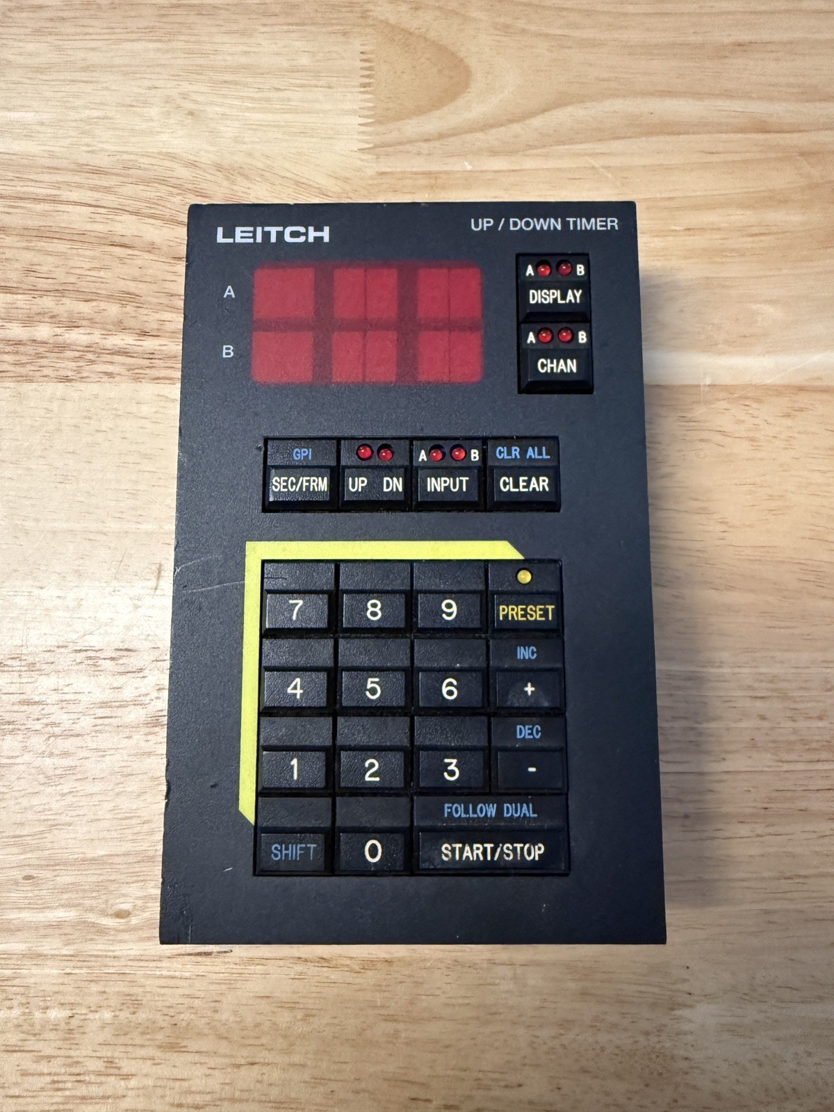 Leitch UDT-5700 Broadcast Master Timecode Up/Down TIMER - (UNTESTED)