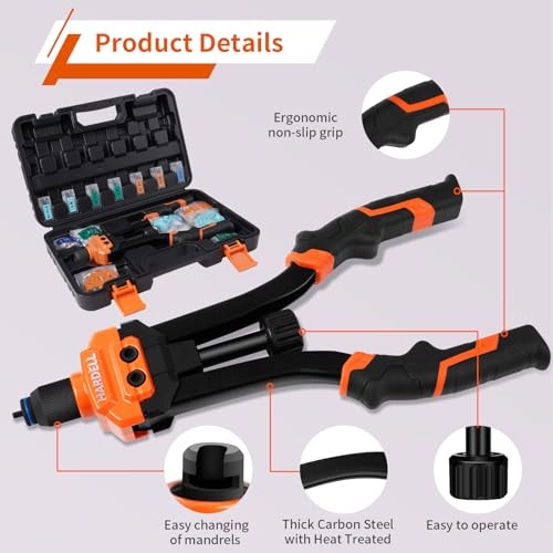 Rivet Nut Tool, 14" Rivnut Tool with 100 Pcs Rivet Upgraded 14" Rivnut Tool