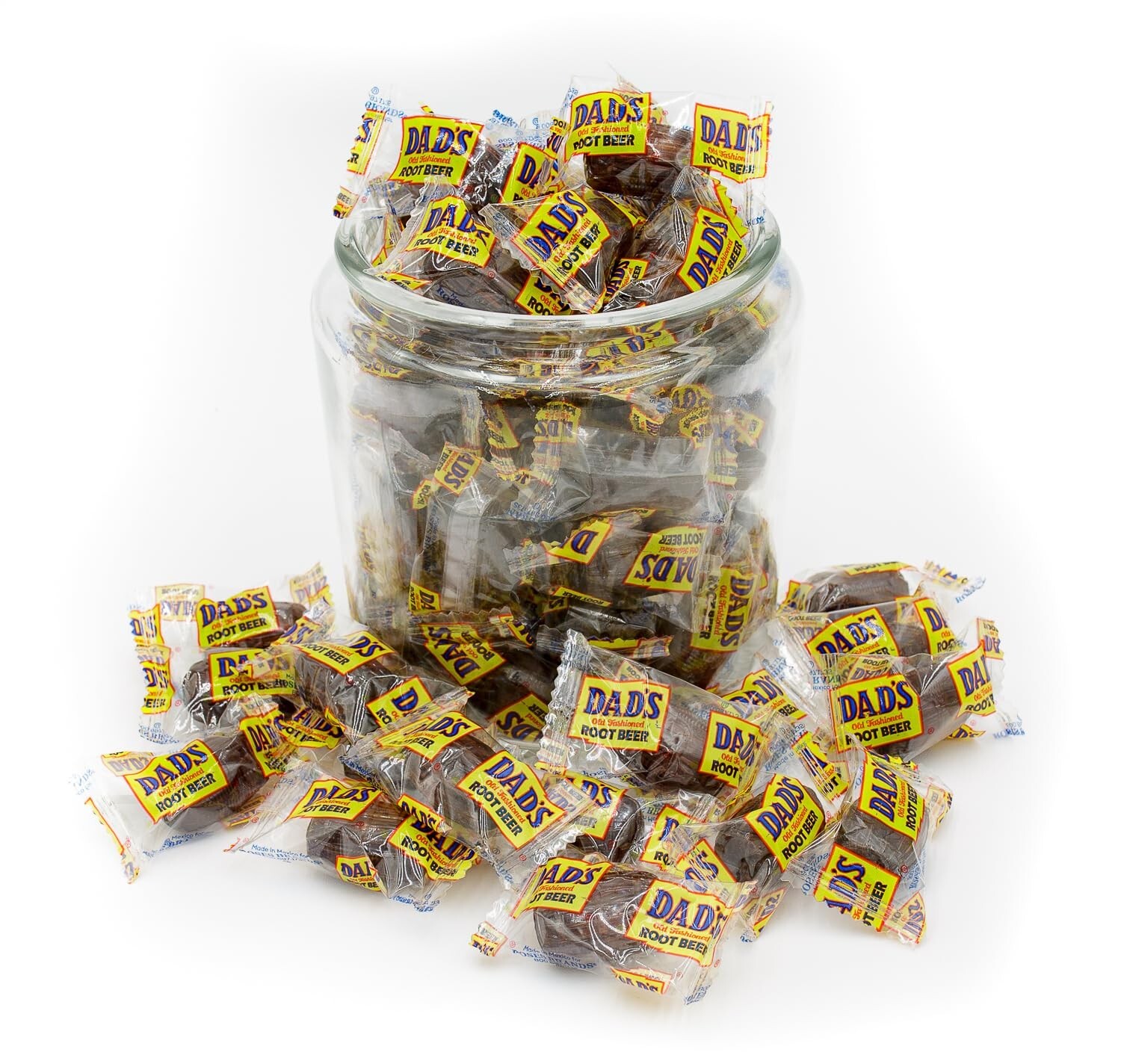 DAD'S Root Beer Barrels Individually Wrapped Old Fashioned Hard Candy (5 Pounds)