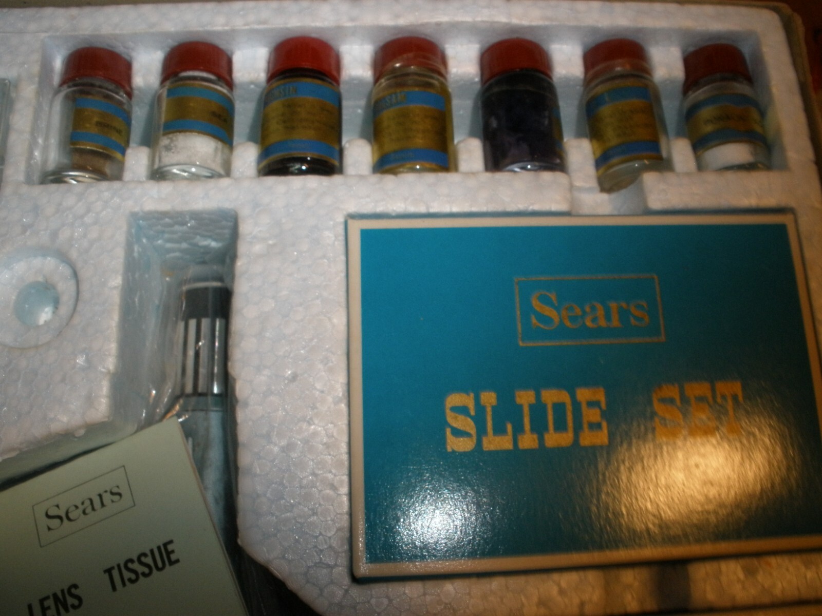Vintage Sears Zoom Micro-Lab Kit Master Microscope Kit 6378-A